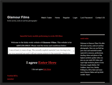 Tablet Screenshot of glamourfilms.com